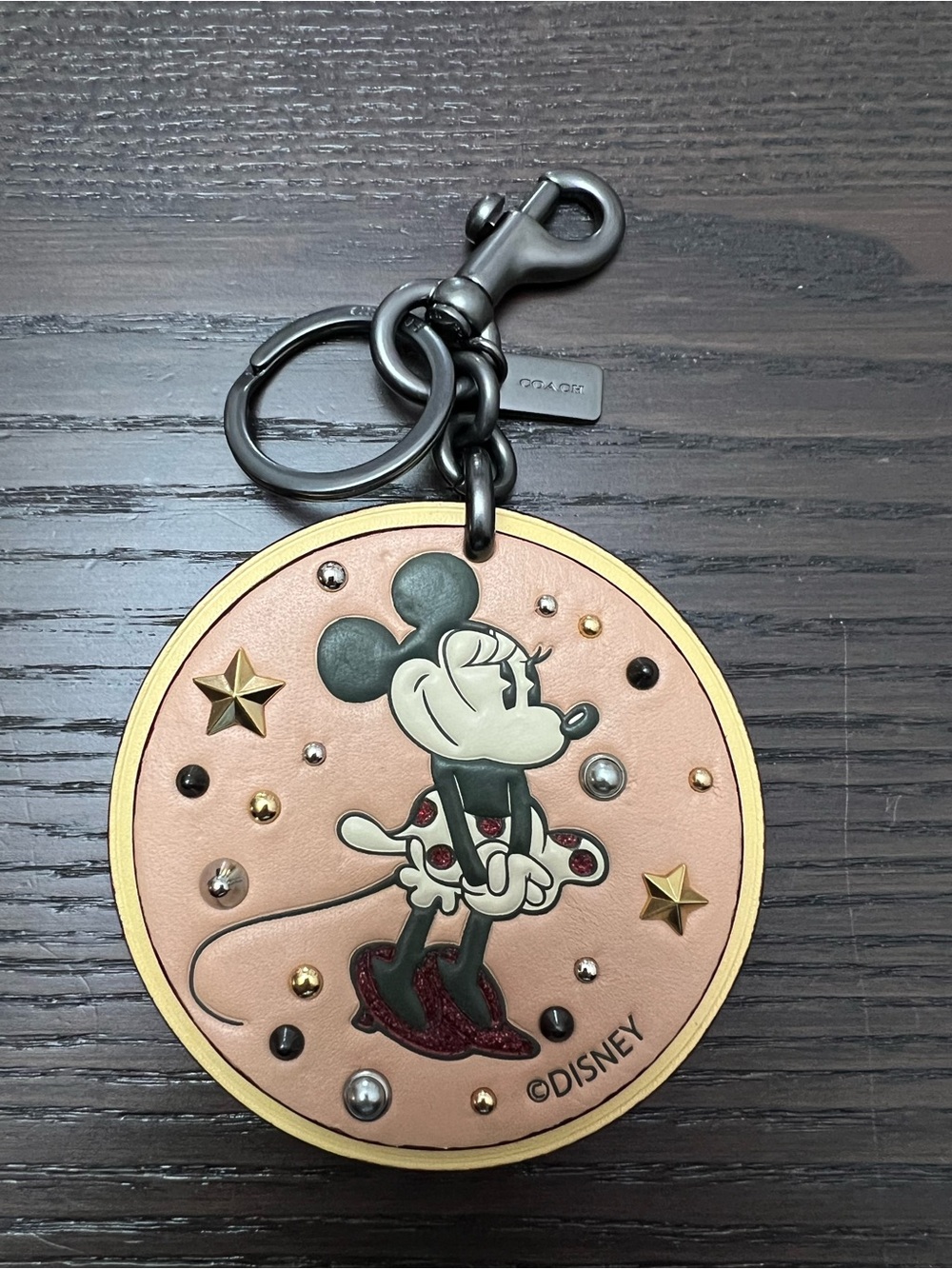 Coach Disney mini mouse keychain